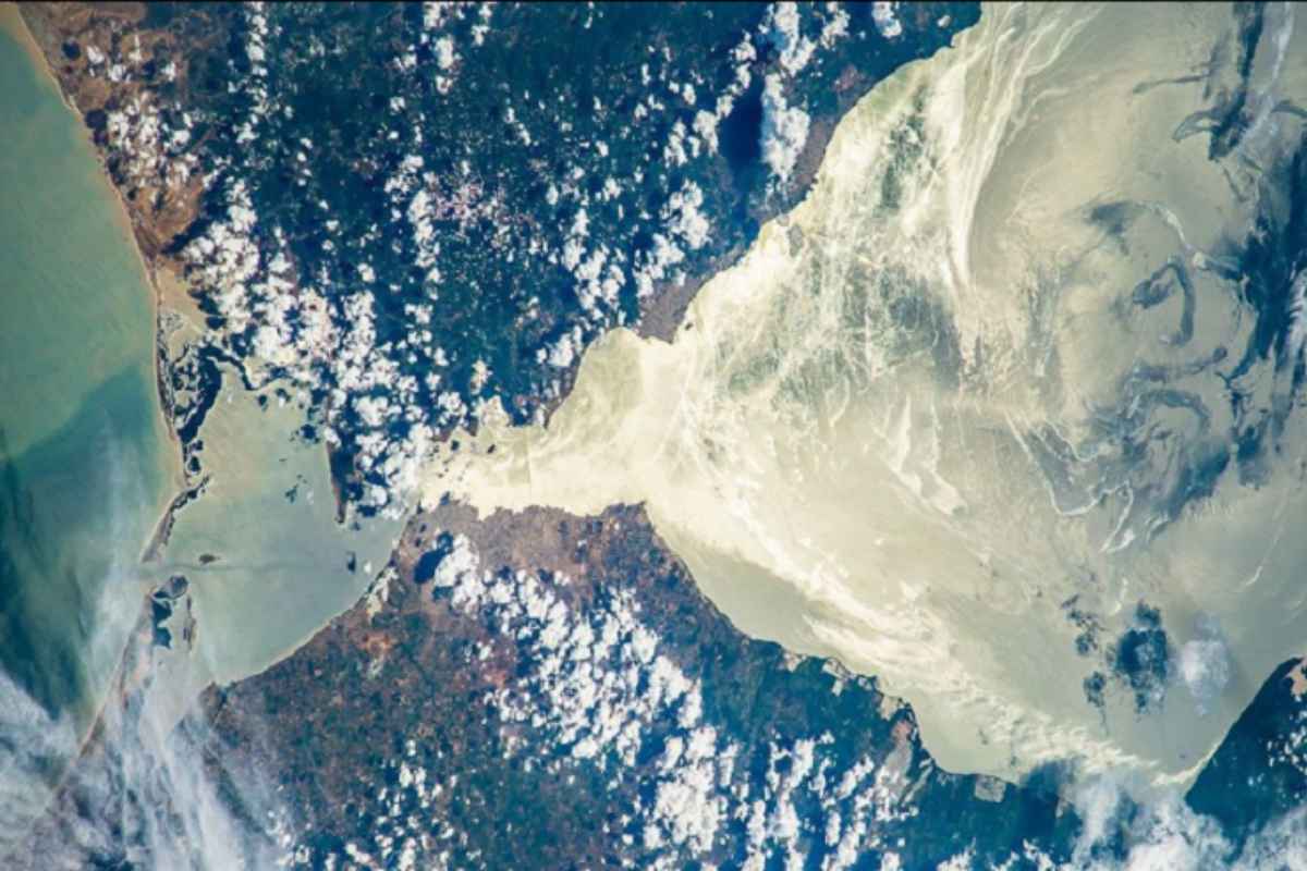 Se viraliza foto del Lago de Maracaibo tomada desde Estación Espacial Internacional